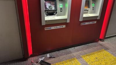 Adana'da ATM'ye zarar veren ��pheli yakaland�