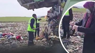 Lahana sand� ��pe att�! Bir anl�k dalg�nl��� ba��na i� a�t�