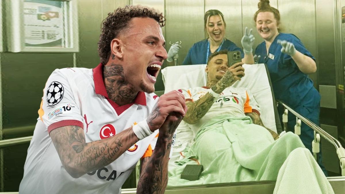 Noa Lang Galatasaray sa� el ameliyat� foto�raflar� resimleri