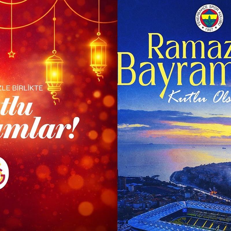 S�per Lig kul�plerinden Ramazan Bayram� mesajlar�