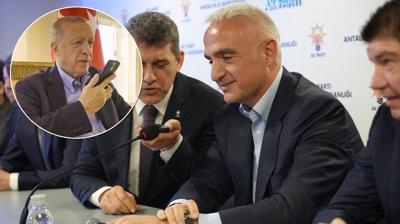 Ba�kan Erdo�an'dan Antalya'ya s�rpriz telefon