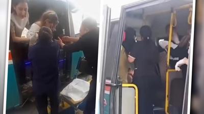 Bayram arifesinde s�ra d��� olay! Hastaneye yeti�emedi dolmu�ta do�urdu