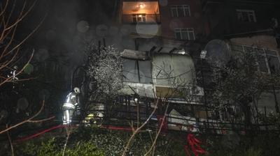 Sar�yer'de alevler gecekondular� sard�! Can pazar� kamerada