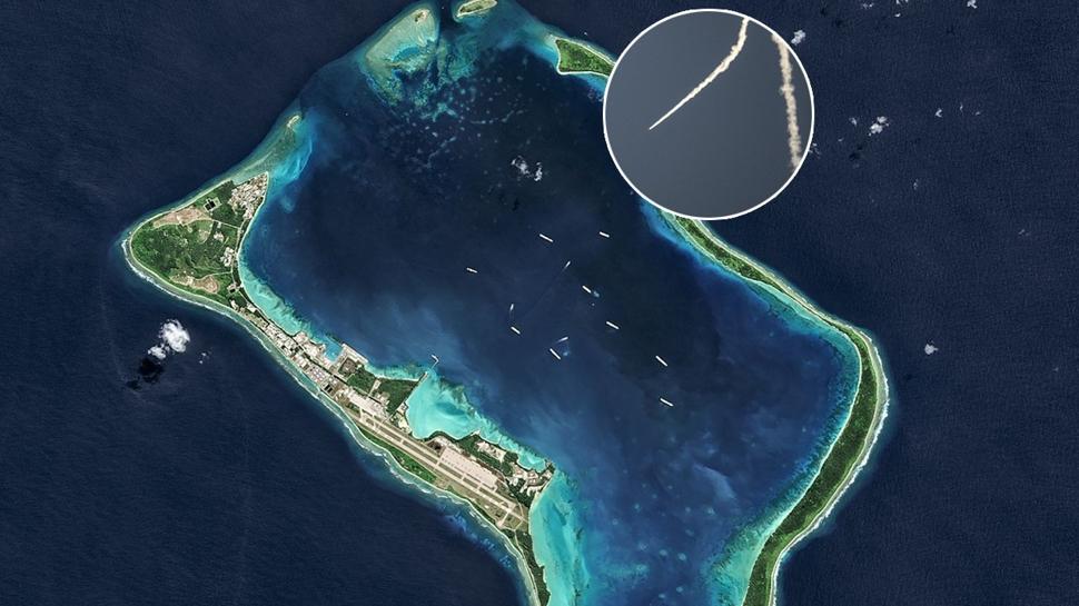 �ran sava�� okyanusa ta�t�: Diego Garcia'y� hedef ald�lar 