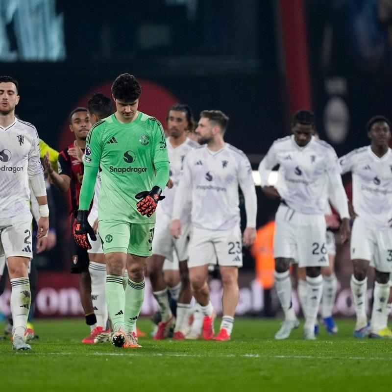 Manchester United, Bournemouth deplasman�nda 2 puan b�rakt�