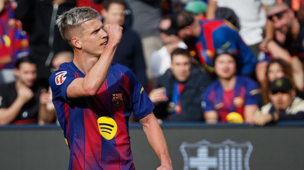 barcelona atletico madrid dani olmo foto�raflar� resimleri