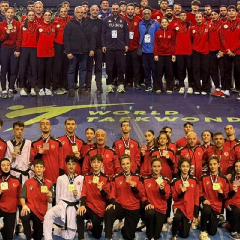 Milli taekwondocular�m�z 30 madalya kazand�