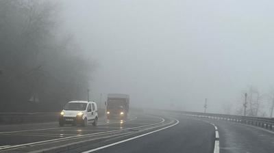 Bolu Da��'nda sis etkili oldu