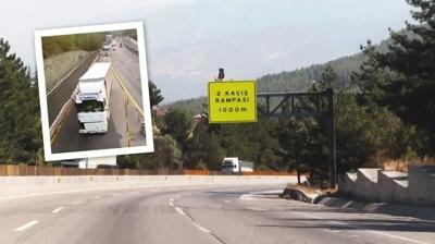 Türkiye'nin ilk kaçış rampası! 13 yılda 326 kazayı önledi