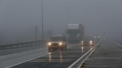 Bolu Da��'nda sis ula��m� olumsuz etkiledi