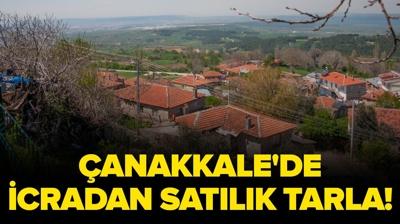 Çanakkale Merkez Kemel Köyü'nde icradan satılık tarla!