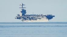 B�lgede tehlikeli ad�m! USS Gerald R. Ford u�ak gemisi Girit'te