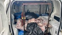 K�r�ehir'de 340 kilo bozulmu� k�rm�z� ve beyaz et ele ge�irildi