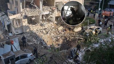 �ran'dan yeni sald�r� dalgas�... Tel Aviv'de b�y�k y�k�m