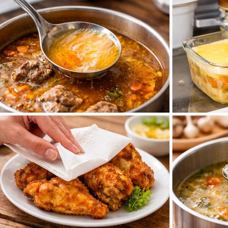 Yemeklerdeki fazla ya�� alman�n 5 s�rr�