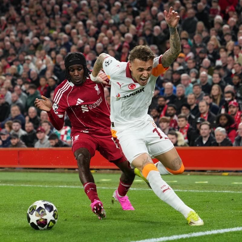 Noa Lang ile Frimpong aras�nda dikkat �eken diyalog