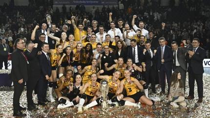Kupa Voley'de �ampiyon Vak�fBank!