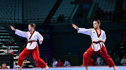 Milli tekvandocular ilk g�nden zirvede