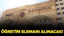 �stanbul Rumeli �niversitesi 3 ��retim Eleman� alacak!