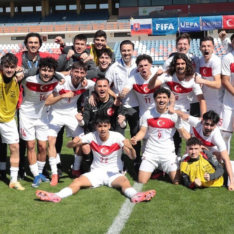 U19 Milli Tak�m, Slovakya'y� tek golle ge�ti
