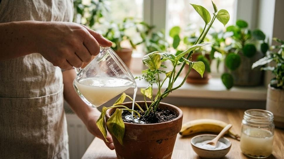 1 bardak yetiyor: Solan ve k�sen bitkiler yeniden ayaklan�yor