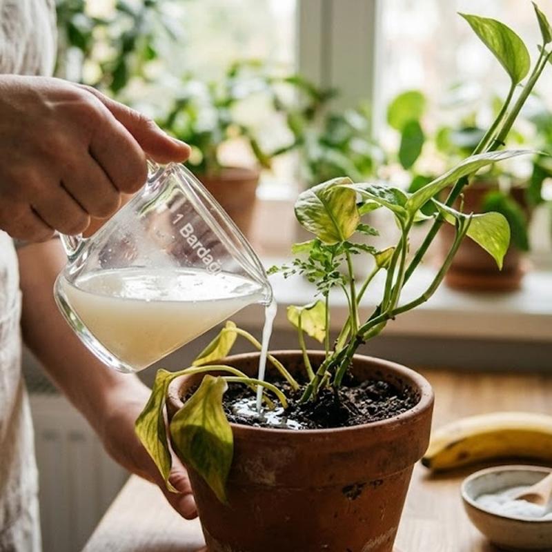 1 bardak yetiyor: Solan ve k�sen bitkiler yeniden ayaklan�yor