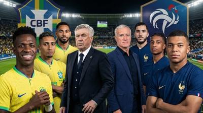 Brezilya-Fransa ma�� saat ka�ta ve hangi kanalda? Gabriel Sara oynayacak m�?