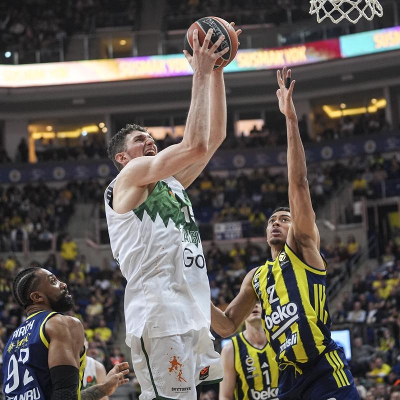 Fenerbah�e Beko, Zalgiris deplasman�nda kay�p