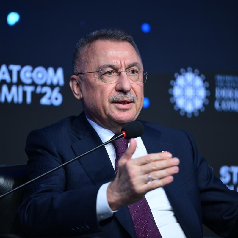 Fuat Oktay, STRATCOM Zirvesi'nde konu�tu: T�rkiye her iki taraf� da anlayan bir konumda