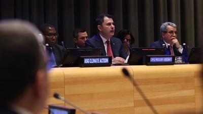 Bakan Kurum BM Genel Kurulu'nda seslendi: Yaklaşımımız 3 temel ilkeye dayanıyor