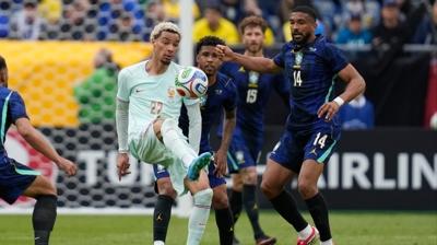 Ederson ve Gabriel Sara'l� Brezilya, Kante'li Fransa'ya di� ge�iremedi