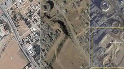 Soyk�r�mc�lardan kirli plan: �srail'in i�gali uydu g�r�nt�lerinde