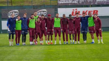 Trabzonspor'da derbi mesaisi tam gaz devam ediyor