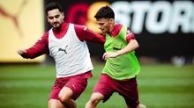 Galatasaray'da Trabzonspor mesaisi s�r�yor