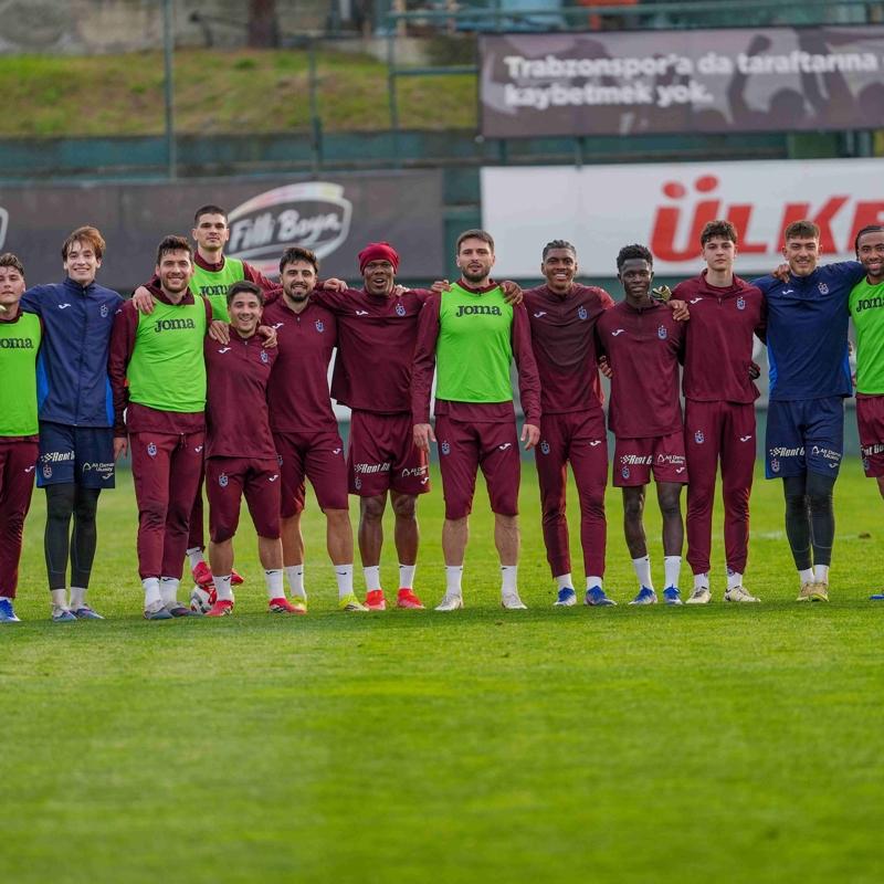 Trabzonspor'da derbi mesaisi tam gaz devam ediyor