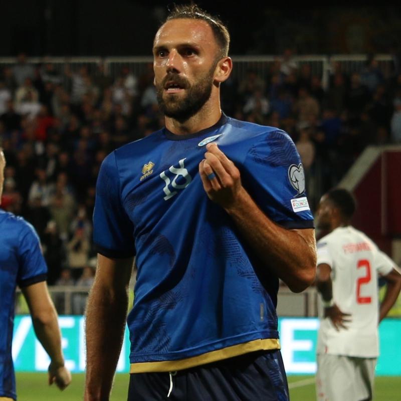 Vedat Muriqi'den T�rkiye ma�� a��klamas�! 'Zay�f noktalar�n� biliyoruz'