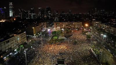 İsrail sokakları kaynıyor: Netanyahu ve Trump, savaş suçlusu