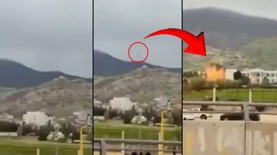 Sava� b�lgeye yay�l�yor! Barzani'nin evi bombaland�