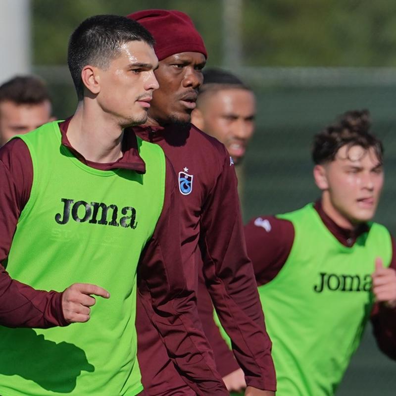 Trabzonspor, Galatasaray mesaisini tam gaz s�rd�rd�