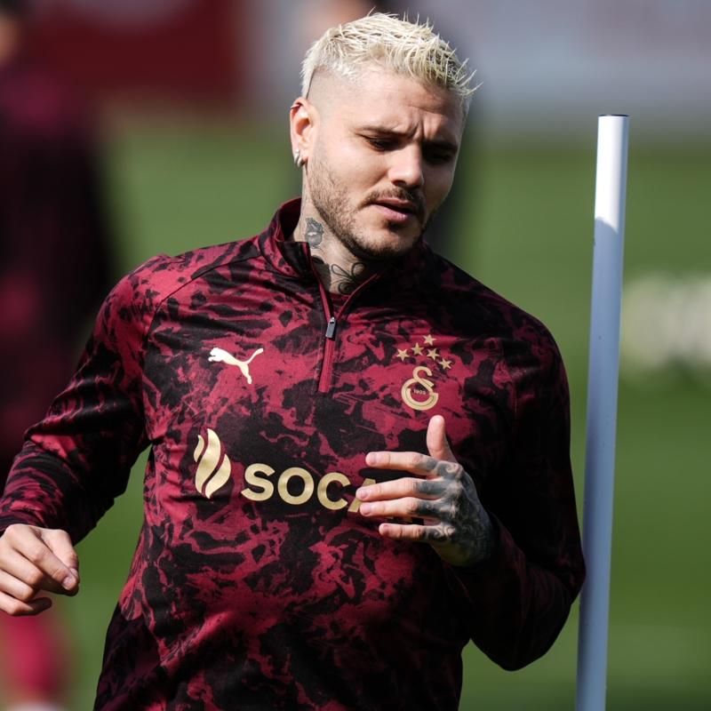 Galatasaray'da Mauro Icardi, ilk 11'e d�n�yor