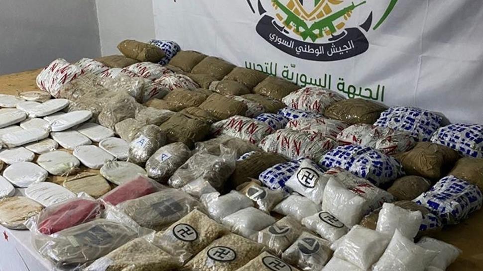 Suriye'de uyuşturucu operasyonu: 1 milyon hap ele geçirildi
