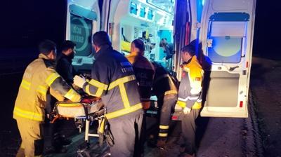 Otomobil devrildi: �l� ve yarar�lar var