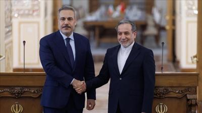 Bakan Fidan'dan diplomasi trafi�i... Mevkida�lar� ile g�r��t�