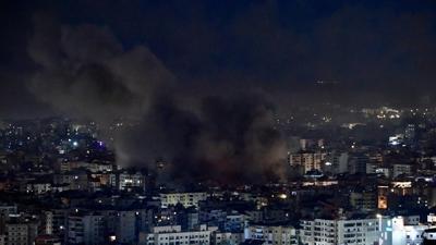 Katil �srail L�bnan'da pazar yerini hedef ald�: 8 ki�i hayat�n� kaybetti