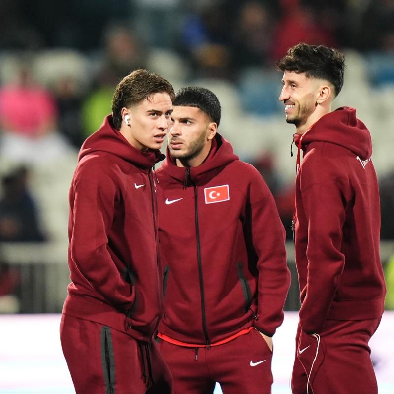 A Milli Tak�m kafilesi, ma� �ncesinde stadyuma geldi