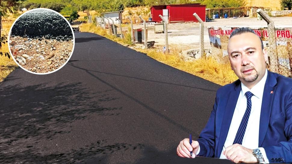 Diskosuna otoyol yapmış... 20 cm asfalt dökmüşler