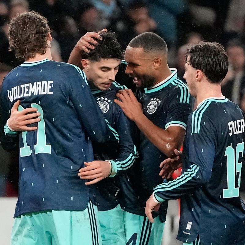 Sane'nin asist yapt��� ma�ta Almanya, Gana'y� ma�lup etti