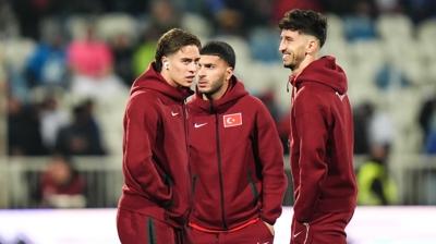 A Milli Takım kafilesi, maç öncesinde stadyuma geldi