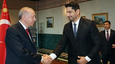 Ba�kan Erdo�an, Akg�l'� kabul etti