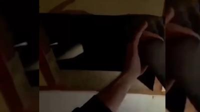 Su� makinesi sakland��� �at�da b�yle yakaland�